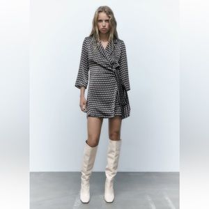 NWT Zara printed blazer dress